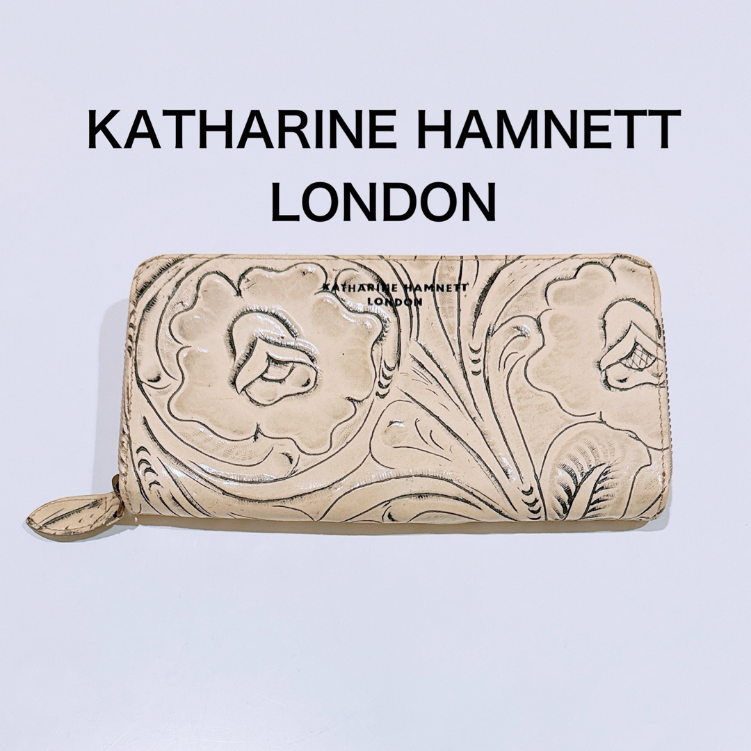 KATHARINE HAMNETT(キャサリンハムネット)の141 ❁ キャサリンハムネットロンドン ローズ 長財布 ❁ メンズのファッション小物(長財布)の商品写真