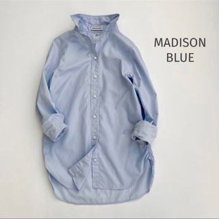 大人カジュアル美品▲マディソンブルー / HAMPTON ハンプトンシャツ▲ライトブルー