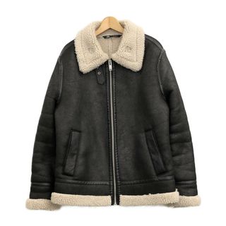 ZARA 2020AW リアルレザーオーバーサイズジャケットメンズファッション