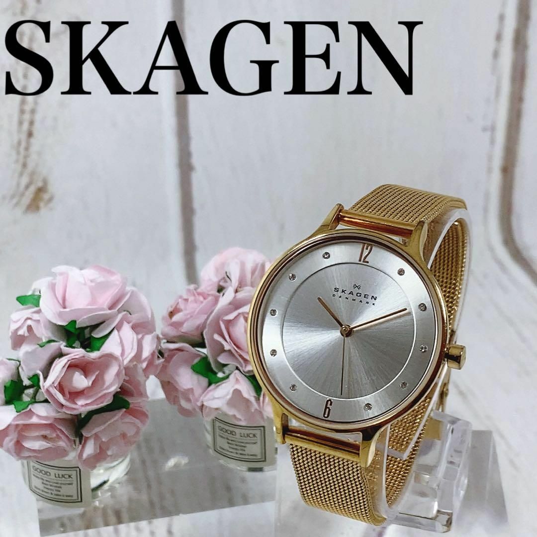 SKAGEN(スカーゲン)のレディースウォッチ女性用腕時計海外ブランドSkagenかわいいギフト レディースのファッション小物(腕時計)の商品写真