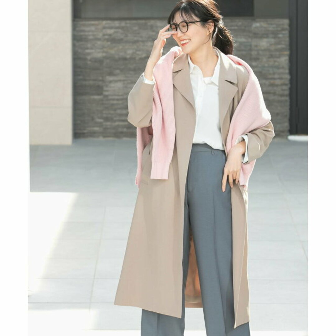 URBAN RESEARCH ROSSO(アーバンリサーチロッソ)の【BEIGE】【38】バックタックトレンチコート レディースのジャケット/アウター(トレンチコート)の商品写真