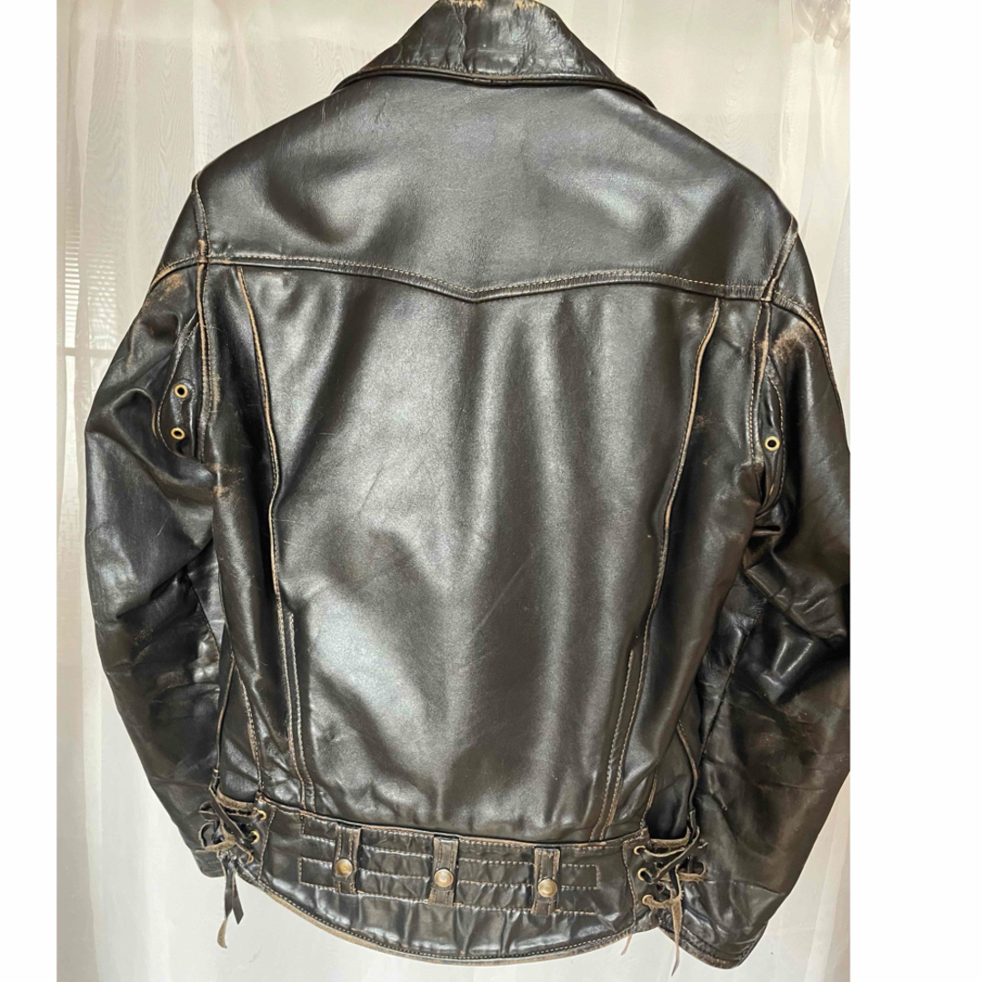 VANSON(バンソン)のラングリッツレザー　60'sコロンビア　TALON 38 ヴィンテージ メンズのジャケット/アウター(ライダースジャケット)の商品写真