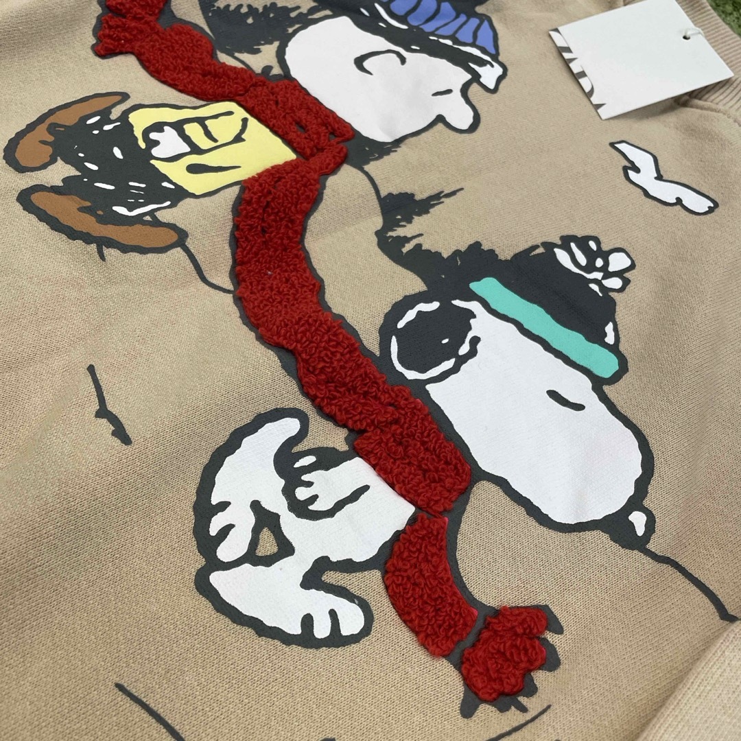 ZARA KIDS(ザラキッズ)のZARA kids SNOOPY トレーナー 3~4Y 104 新品 キッズ/ベビー/マタニティのキッズ服女の子用(90cm~)(Tシャツ/カットソー)の商品写真