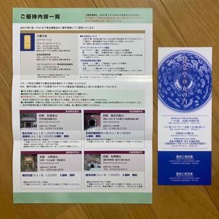 三菱マテリアル　株主優待券＆静嘉堂文庫美術館　無料ご招待券(美術館/博物館)