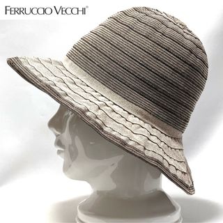 FERRUCCIO VECCHI - 【超美品】イタリア製 FERRUCCIO VECCHI フェリシオベッキ ハット