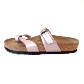 ビルケンシュトック(BIRKENSTOCK)のビルケンシュトック サンダル 37 - ピンク(サンダル)