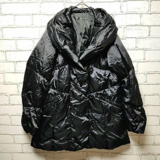 【ITEM】アウター (M) ブラック フェミニン エレガント(ダウンジャケット)