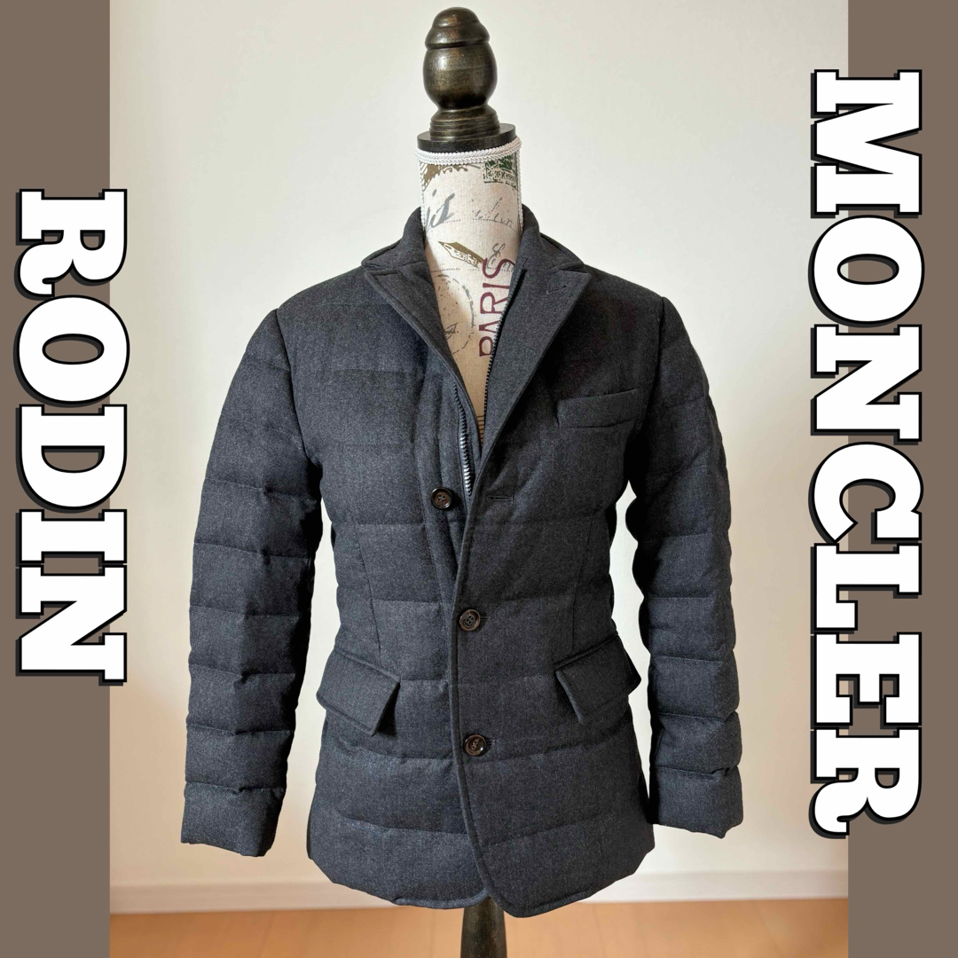 MONCLER(モンクレール)のMONCLER/ロダン/ダウンジャケット/テーラード/モンクレール/グレー/0 メンズのジャケット/アウター(ダウンジャケット)の商品写真