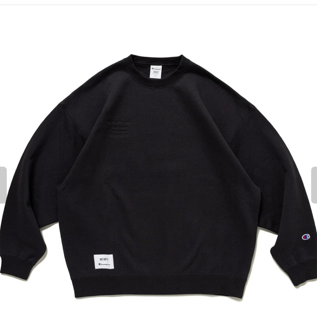 Wtaps x Champion Academy Crew Neck Blackトップス