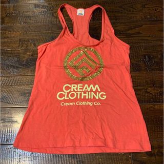 美品　CREAM CLOTHING Mサイズ　タンクトップ　ジムウェア(タンクトップ)