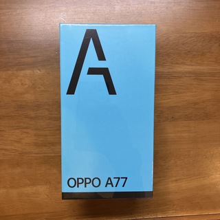 オッポ(OPPO)のOPPO A77 ブルー SIMフリー(スマートフォン本体)