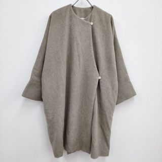 ARTS&SCIENCEアーツ&サイエンス 2022AW Bal collar coat maxiコットン シルク バルカラーコート マキシ【1】【LCTA72837】