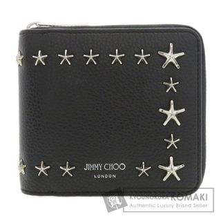 ジミーチュウ(JIMMY CHOO)のJimmy Choo スターモチーフ 二つ折り財布（小銭入れあり） カーフ レディース(財布)