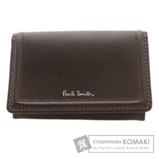 ポールスミス(Paul Smith)のPaul Smith ロゴモチーフ カードケース レザー メンズ(名刺入れ/定期入れ)