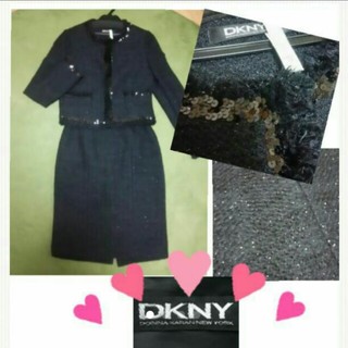 ダナキャランニューヨーク(DKNY)の美品♡DKNY ブラック フォーマル スーツ(スーツ)