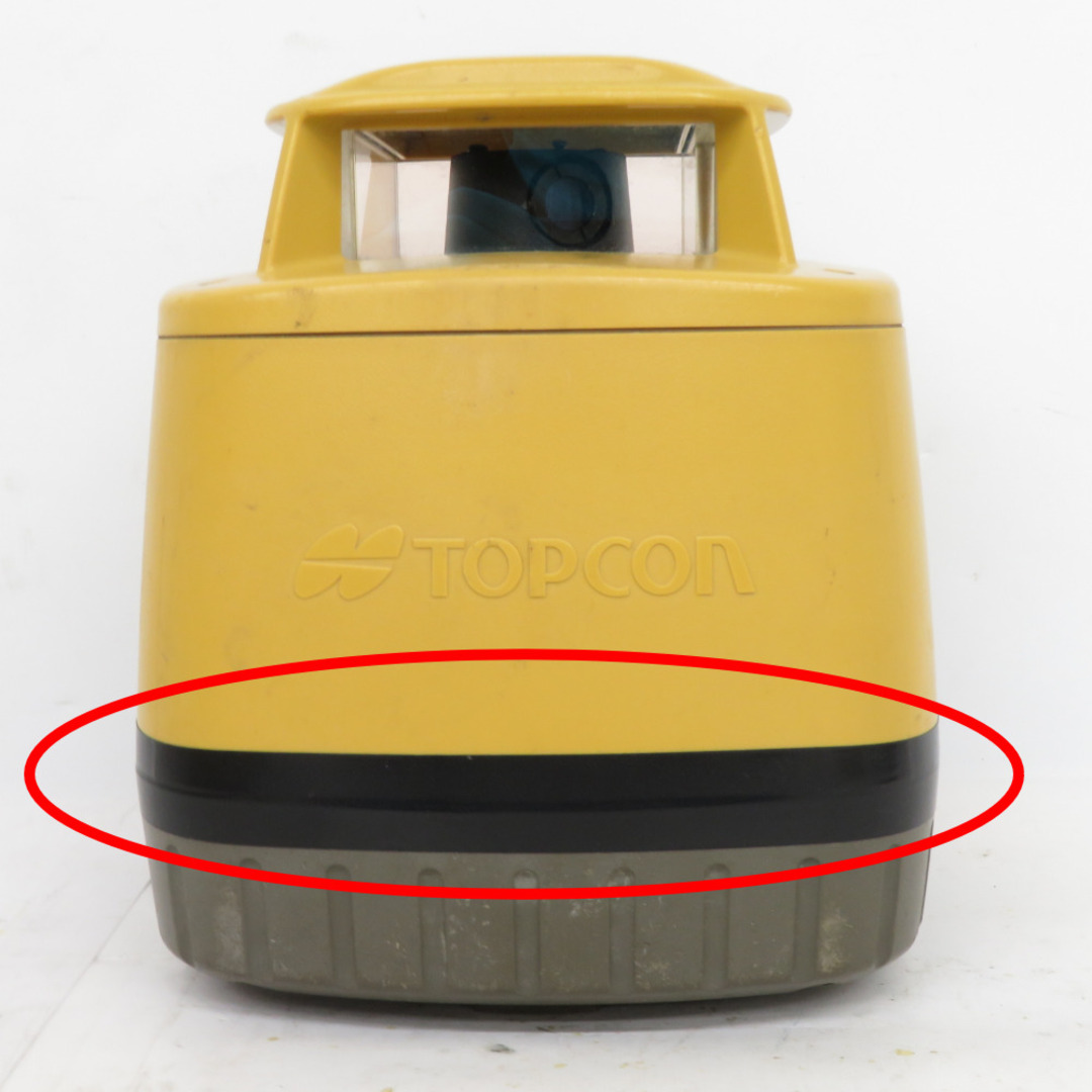 TOPCON (トプコン) ローテーティングレーザー レベルプレーナ ケース・レベルセンサー付 本体テープで修復あとあり RL-H3C 中古 自動車/バイクのバイク(工具)の商品写真