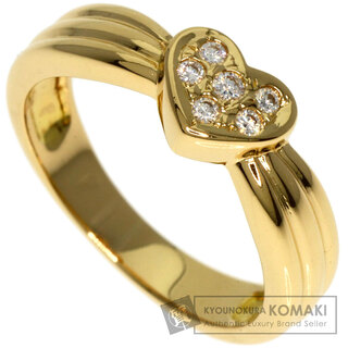 タサキ(TASAKI)のTASAKI ハート ダイヤモンド リング・指輪 K18YG レディース(リング(指輪))