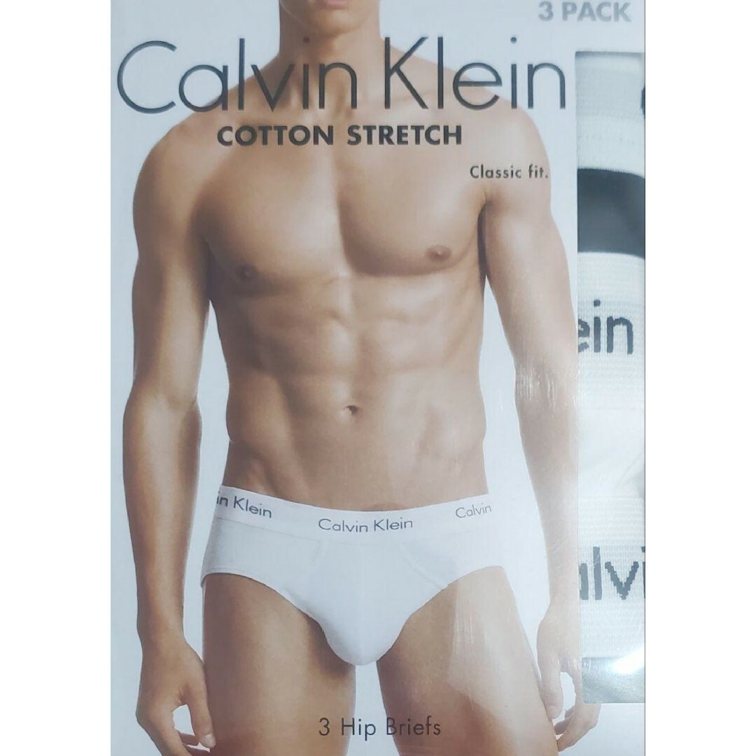 Calvin Klein(カルバンクライン)のカルバンクライン　新品　メンズ　ヒップブリーフ(ロゴ/ブラックM) メンズのアンダーウェア(その他)の商品写真