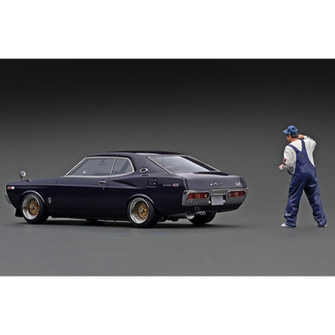 日産(ニッサン)のNissan Laurel 2000SGX C130 Purple Sata エンタメ/ホビーのおもちゃ/ぬいぐるみ(模型/プラモデル)の商品写真