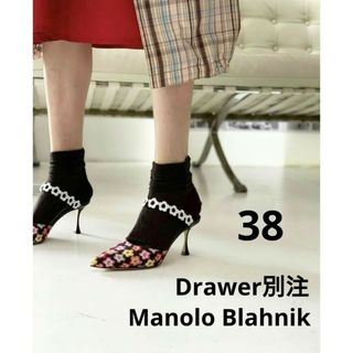 MANOLO BLAHNIK - 店舗限定☆ドゥロワー別注マノロブラニク ブラック ...