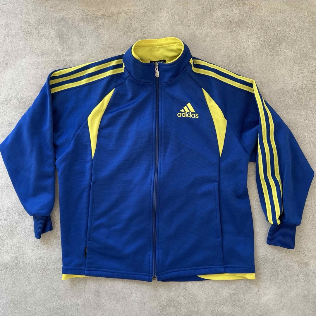 adidas(アディダス)のadidas 長袖ジャージ 上 140 キッズ/ベビー/マタニティのキッズ服男の子用(90cm~)(ジャケット/上着)の商品写真