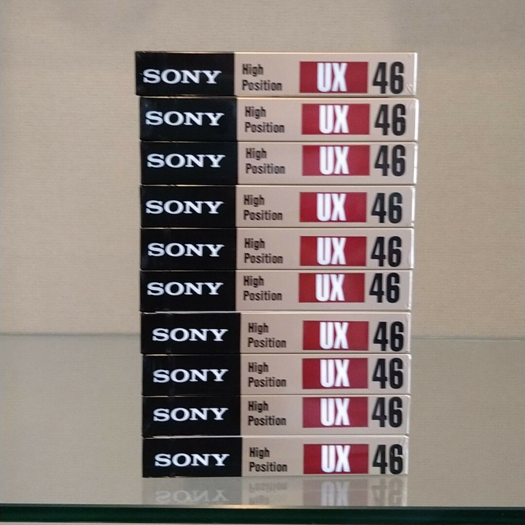 新品未使用 SONY カセットテープ　ハイポジション　UX46 10本セット スマホ/家電/カメラのオーディオ機器(その他)の商品写真