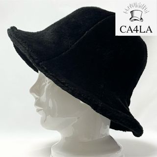 カシラ(CA4LA)の【新品】限定CA4LA × FRINGE カシラ日本製ワイヤーブリムファーハット(ハット)