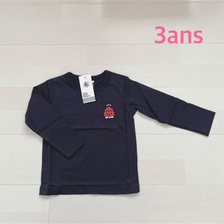 プチバトー(PETIT BATEAU)のプチバトー　プリント長袖Tシャツ　3ans (Tシャツ/カットソー)