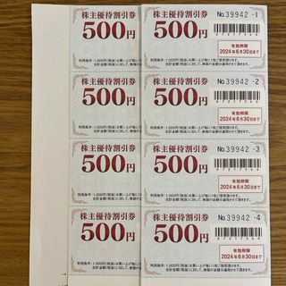 ゲオ　株主優待券【4000円分】(ショッピング)