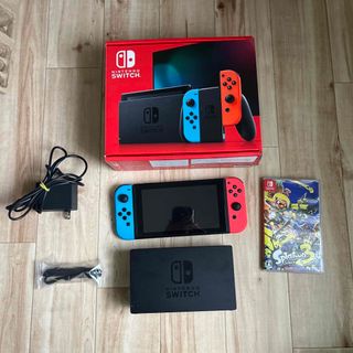 ニンテンドースイッチ(Nintendo Switch)のニンテンドースイッチ　本体　スプラトゥーン　ソフト(家庭用ゲーム機本体)