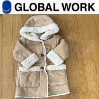 グローバルワーク(GLOBAL WORK)のボア ムートン コート キッズ 100 グローバルワーク GLOBAL WORK(コート)