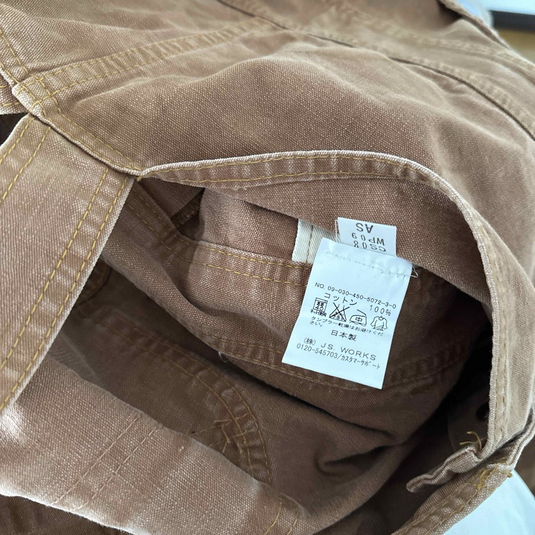 chimala - chimala ダメージ加工ビッグシルエットサロペット Mの chimala - chimala ダメージ加工ビッグシルエットサロペット Mの