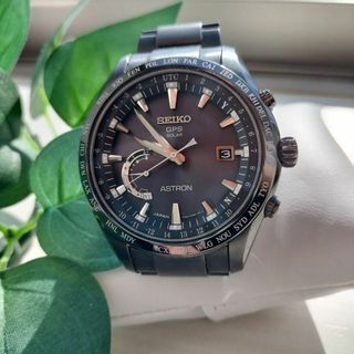 セイコー(SEIKO)の【美品】セイコー アストロン  8X22-0AG0-2  SEIKO　ブラック(腕時計(アナログ))