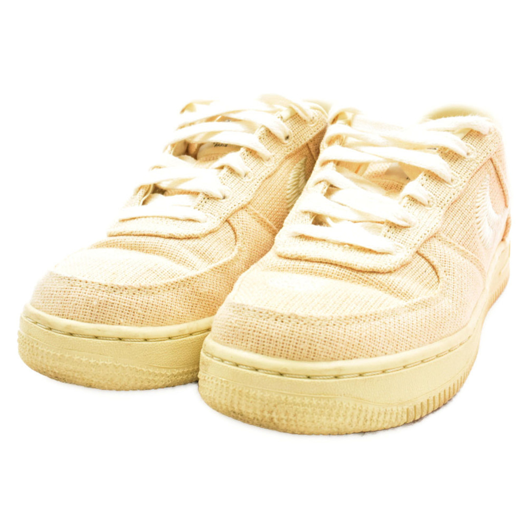 NIKE(ナイキ)のNIKE ナイキ ×STUSSY AIR FORCE 1 LOW FOSSIL STONE ステューシー エアフォース1 ローカットスニーカー ベージュ US5/23.5cm CZ9084-200 レディースの靴/シューズ(スニーカー)の商品写真