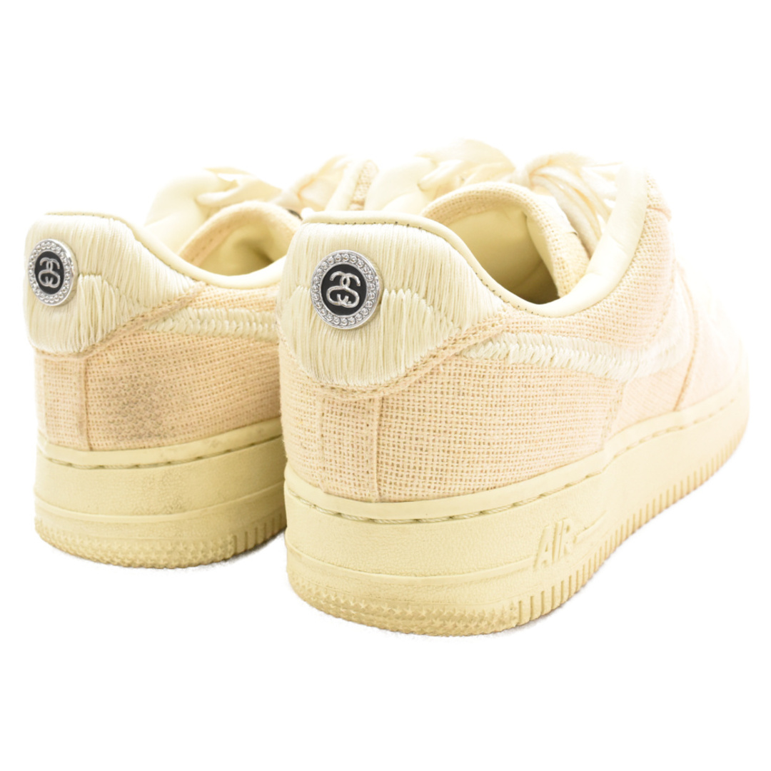 NIKE(ナイキ)のNIKE ナイキ ×STUSSY AIR FORCE 1 LOW FOSSIL STONE ステューシー エアフォース1 ローカットスニーカー ベージュ US5/23.5cm CZ9084-200 レディースの靴/シューズ(スニーカー)の商品写真