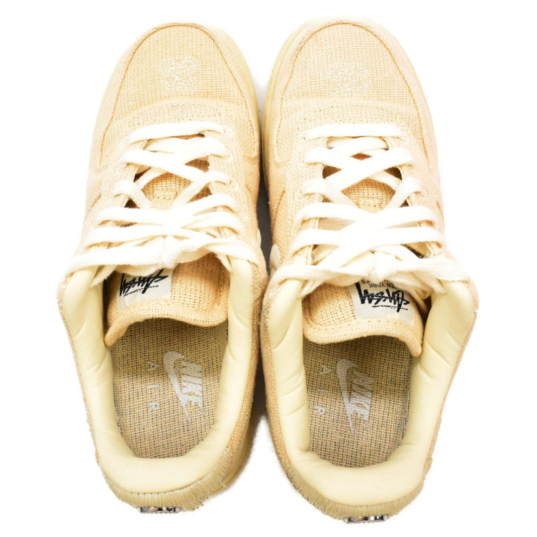 NIKE(ナイキ)のNIKE ナイキ ×STUSSY AIR FORCE 1 LOW FOSSIL STONE ステューシー エアフォース1 ローカットスニーカー ベージュ US5/23.5cm CZ9084-200 レディースの靴/シューズ(スニーカー)の商品写真