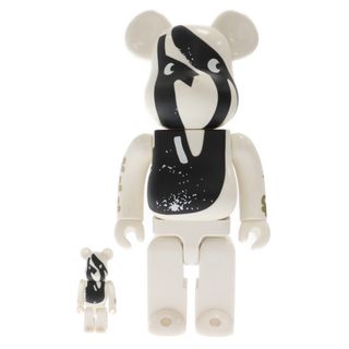 メディコムトイ(MEDICOM TOY)のMEDICOM TOY メディコムトイ BE@RBRICK cap & pep 400%&100% ISETAN 伊勢丹120周年記念 ベアブリック キャペリーノ&ペペローネ フィギュア 人形 ホワイト/ブラック(その他)