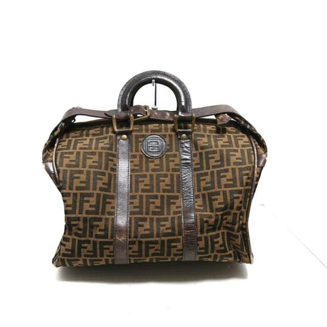 最終値下げ！FENDI 旅行カバン　ボストンバッグ  ズッカ柄折り畳んで発送