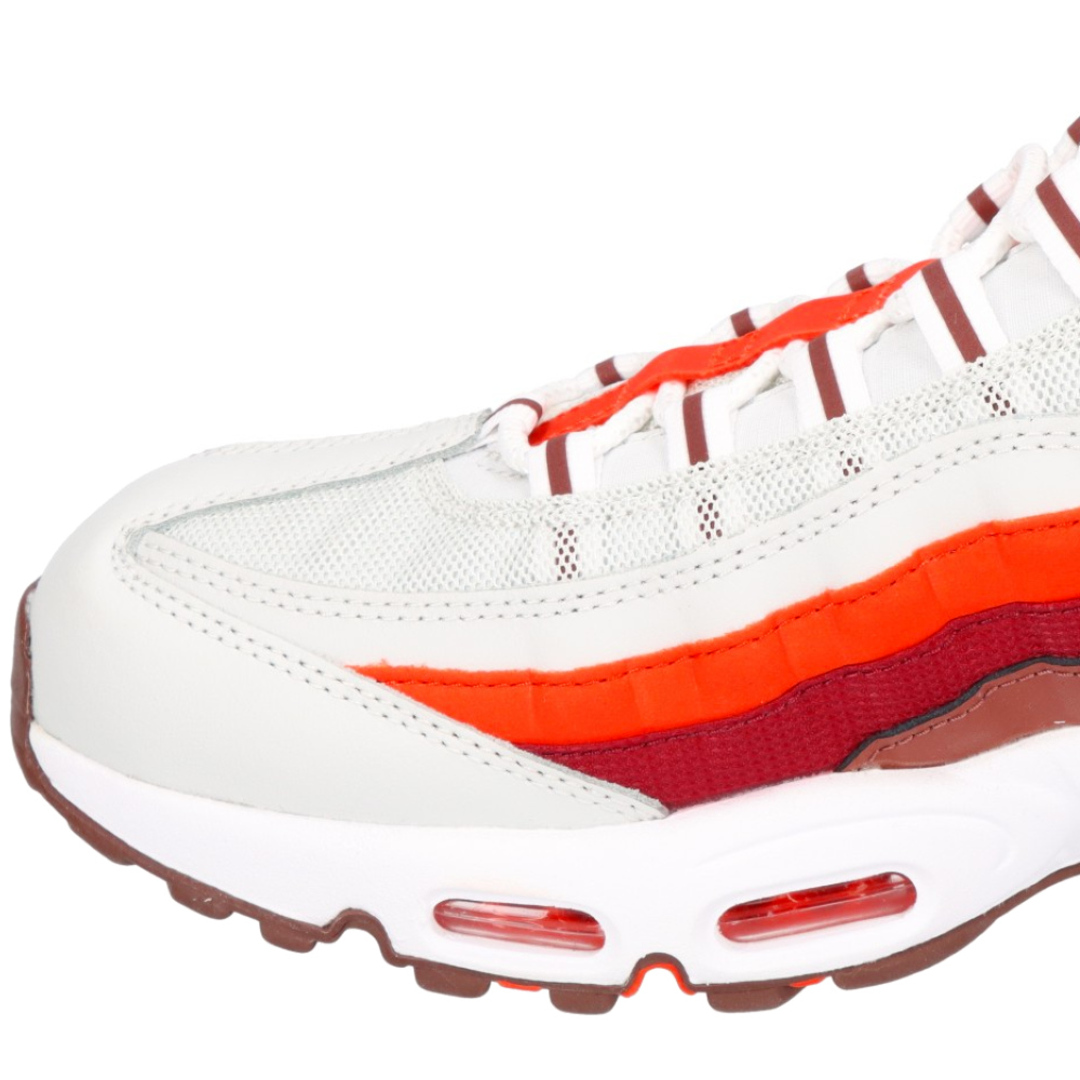 NIKE ナイキ AIR MAX 95 Vast Grey Red Stardust エアマックス95 ローカットスニーカー ホワイト/オレンジ  US11/29.0cm DM0011-005