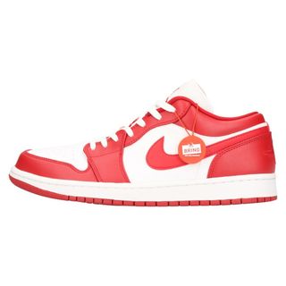 ナイキ(NIKE)のNIKE ナイキ AIR JORDAN 1 LOW エアジョーダン1 ローカットスニーカー ホワイト/レッド US11/29.0cm 553558-611(スニーカー)