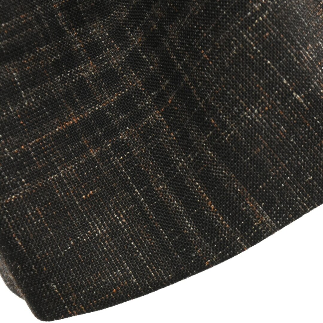 MARTINE ROSE マーティンローズ ダブルテーラード ウールジャケット チェック柄 ブラウン メンズのジャケット/アウター(テーラードジャケット)の商品写真