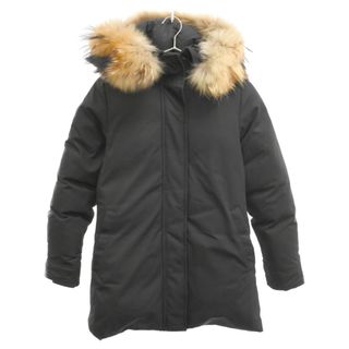 ピレネックス(Pyrenex)のPYRENEX ピレネックス Hooded raccoon fur down jacket フーデッド ラクーンファー ダウンジャケット W21P2 ブラック(ダウンジャケット)