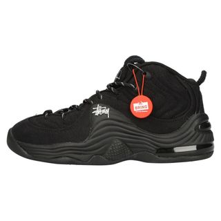 ナイキ(NIKE)のNIKE ナイキ ×STUSSY AIR PENNY 2 SP ステューシー エアペニー2 ハイカットスニーカー ブラック US8 DQ5674-001(スニーカー)