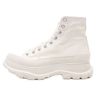 アレキサンダーマックイーン(Alexander McQueen)のAlexander McQueen アレキサンダーマックイーン TREAD SLICK トレッド スリックハイカットスニーカー 705659 ホワイト(スニーカー)