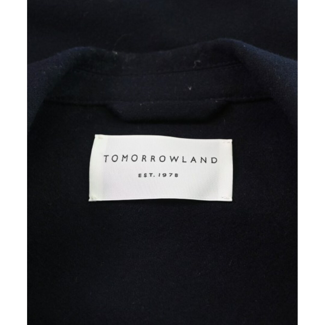 TOMORROWLAND(トゥモローランド)のTOMORROWLAND トゥモローランド チェスターコート M 紺 【古着】【中古】 メンズのジャケット/アウター(チェスターコート)の商品写真