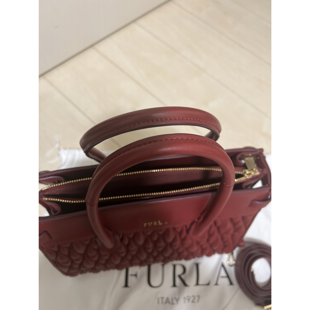 1度使用  FURLA  キルティング ハンドバッグ  2way フルラ