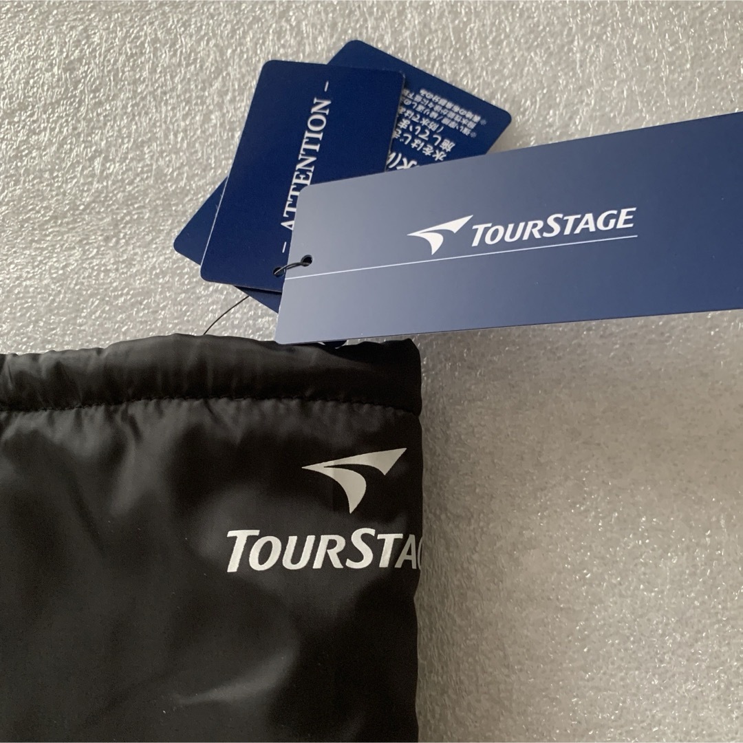 TOURSTAGE(ツアーステージ)の新品‼︎ツアーステージ 中綿ネックウォーマー 裏フリース ブラック　ゴルフ メンズのファッション小物(ネックウォーマー)の商品写真
