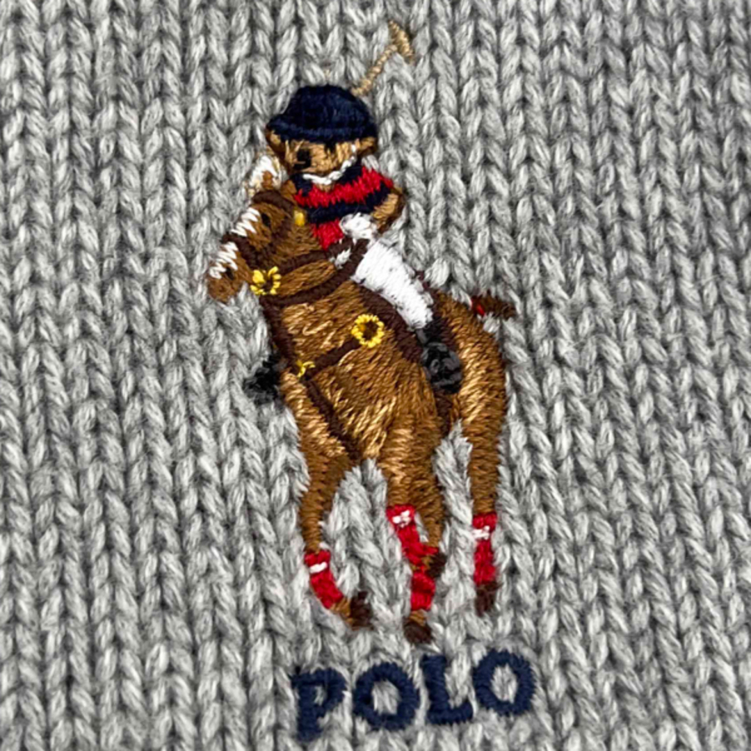 POLO RALPH LAUREN - Polo ベア コットン フルジップ セーター POLO RALPH LAUREN - Polo ベア コットン フルジップ セーター