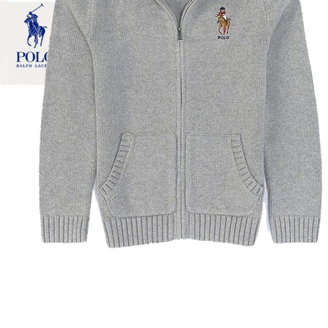 POLO RALPH LAUREN - Polo ベア コットン フルジップ セーター POLO RALPH LAUREN - Polo ベア コットン フルジップ セーター