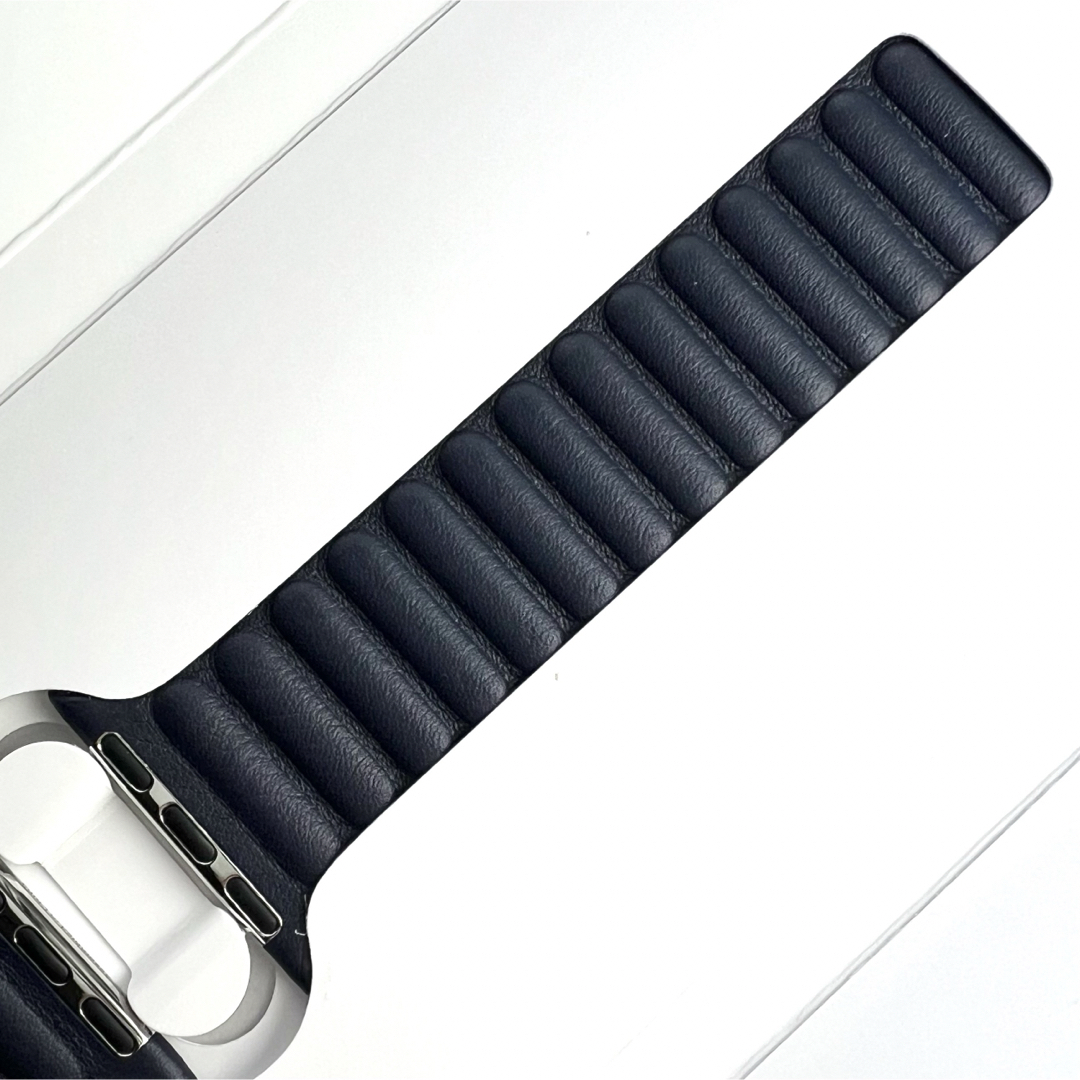 Apple Watch(アップルウォッチ)の【SALE】アップル純正 アップルウォッチバンド レザーリンク 41mm M/L メンズの時計(レザーベルト)の商品写真